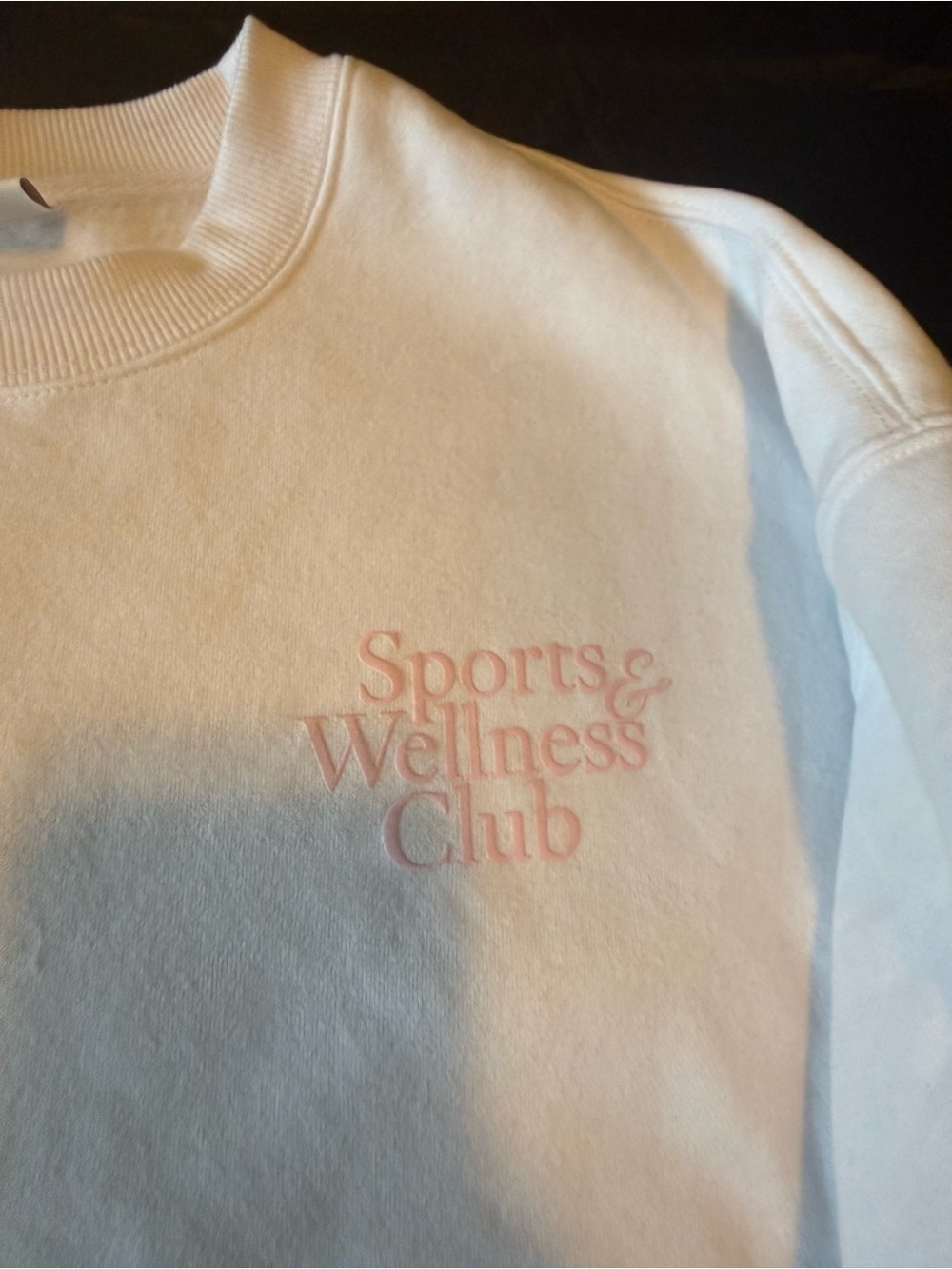 Wilo the Label Sports & Wellness Club Crewneck Sweatshirt - Light Cream - Picture 5 of 5